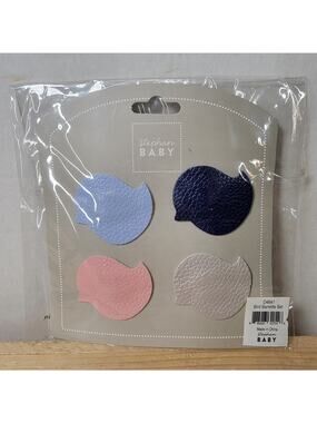 Set of 4 Stephan Baby Bird Barrette Set - NEW / SEALED